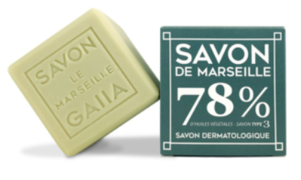 Savon de Marseille olive coco chanvre 250g - 6,90€