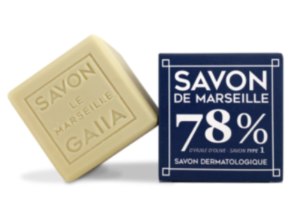 Savon de Marseille pur olive 250g - 6,90€